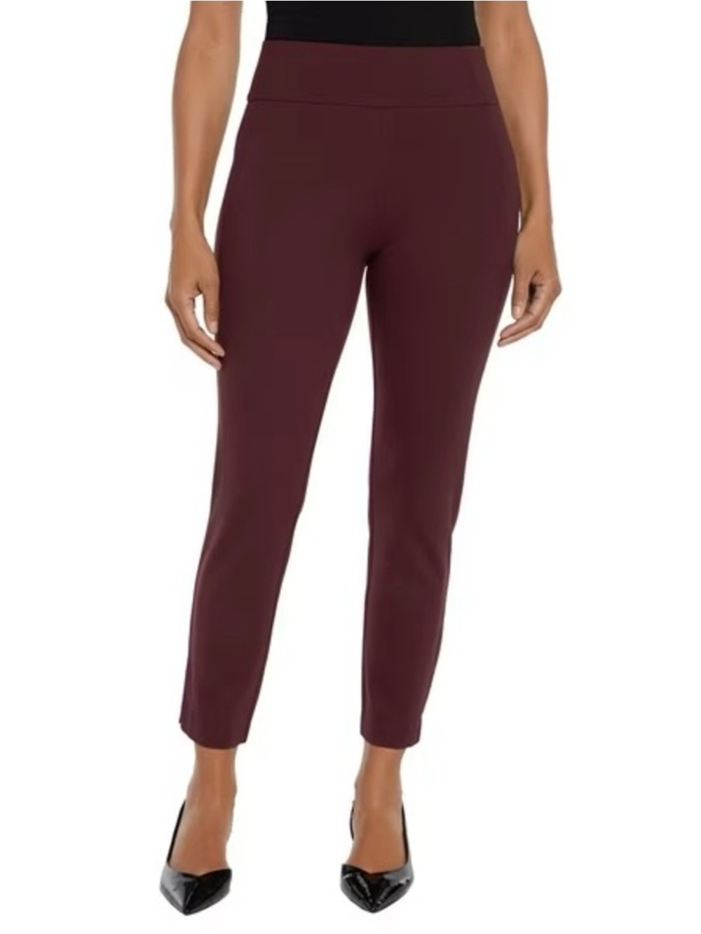 Express Burgundy Ankle Slim Pants